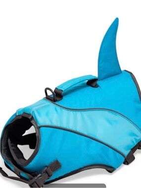 Blue Dog Life Jacket with Handle and D-Ring Youly from Petco
